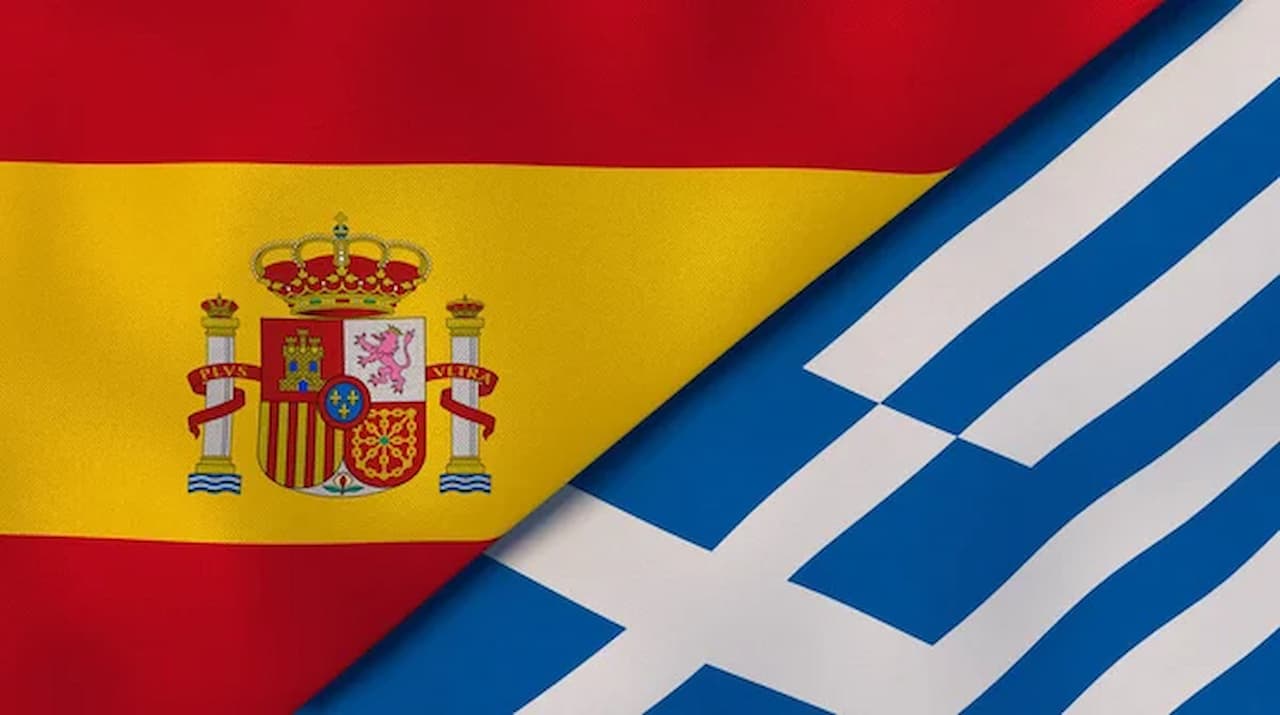 Greece and Spain